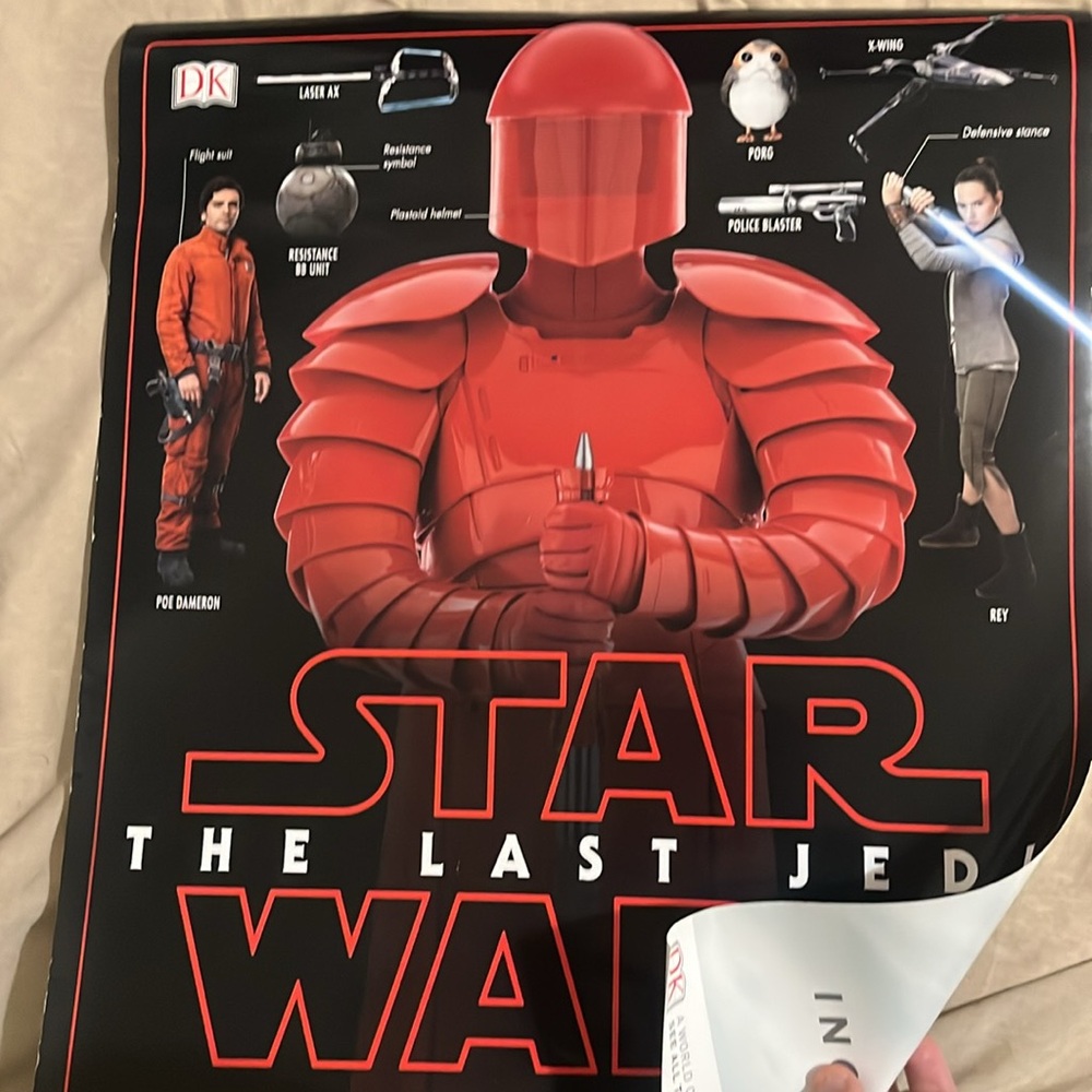 Star Wars Last Jedi 2-Siding Poster 16.75x22 exclusive new 2017 L a s t